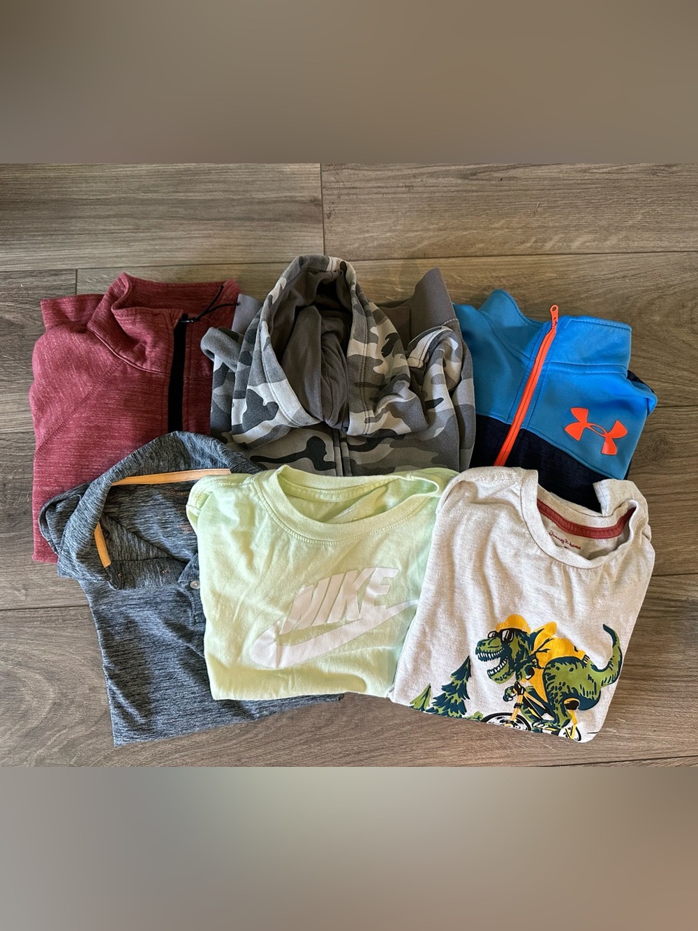 6️⃣ boys pullovers and shirts! Nike, Tommy Bahama, Gap Kids, all in motion